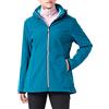 CMP Giacca In Softshell Da Donna Con Cappuccio Removibile, Deep Lake, 42