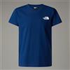 THE NORTH FACE NF0A8CJBD1R G REDBOX Tek S/S Relaxed Tee T-Shirt Unisex Bambino Estate Blue Taglia XXL