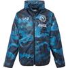 SSC Napoli [EA7] SSC NAPOLI Giacca Antivento Azzurro, EA7 Prodotto Ufficiale, Softshell Calcio 2024/2025-6 anni