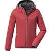 Killtec Girl's Giubbotto softshell con collo in piedi, impacchettabile - KOS 164 GRLS SFTSHLL JCKT, coral, 116, 38362-000