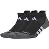 adidas Unisex - Adulto Performance Climacool Cushioned Low 3P Socks, Black/White, 6-7 Years