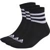 adidas Unisex - Adulto 3-Stripes Cushioned Sportswear Mid-Cut Socks 3 Pairs
