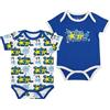 Inter - Set Body Manica Corta Snake, Body da Neonato, Colore Bianco, Prodotto Ufficiale 12 MESI