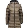 Cmp Parka Lungo 90% Piuma con Trattamento Teflon, Giacca Donna, Dune, 52, Dune