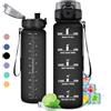 KollyKolla Borraccia 500ml/1L/1.5L,Palestra a Prova di Perdite,Motivazionale con Filtro, Bottiglia d'acqua Sportiva con Indicatore del Tempo, Borraccia per Bambino, Bambina, Sport, Scuola