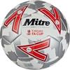 Mitre Training FA Cup Football Pallone da calcio, Unisex adulto, Bianco/Argento/Rosso, 4