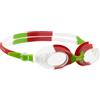 Cressi Seahorse, Occhialini Nuoto Premium per Bambino a Oculari Separati Gioventù Unisex, Verde ianco/Rosso, Unica