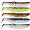 Savage Gear Craft Bleak Clam Mix - esca artificiale in plastica morbida per pesce persico, lucioperca, luccio e trota, esca per la pesca in acque scure e limpide, Mix per acque chiare 10 cm