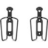 ZEFAL Pack Alu Plast 124 - Confezione da Due Portaborraccia - Porta Borraccia Bici In Alluminio Per Tutti i Tipi di Biciclette - Leggero e Resistente - Nero