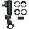Longridge Porta ombrelli per carrello da golf Eze Kaddy Nero