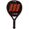 MAS Padel , Rival 100 Racchetta Da Gialla Arancione/Ardesia Unisex Adulto, Taglia Unica, UNISEX