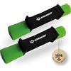 Schildkröt Fitness Set di Manubri da Aerobica, 2 x 0,5 kg, in Valigetta, Nero/Verde, 960008