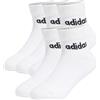 adidas Unisex - Bambini e ragazzi Linear Kids Ankle Socks 5Pp, white/white/white/white, 4-5 Years