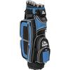 Longridge Pro Cart Borsa da golf con divisorio a 15 vie, Nero/Marino