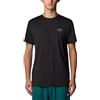 THE NORTH FACE NF0A8C4U943 M S/S Box NSE TAILGRID INFILL Tee T-Shirt Uomo TNF Black/Deep Nori tra Taglia XS