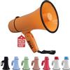 Pyle Megafono Portatile 20 Watt, Megafono Compatto e Potente con Sirena e Volume Regolabile per Eventi, Sport, Annunci e Uso Pubblico
