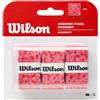 Wilson Overgrip da Padel AbsorbX, Confezione da 3, Rosso