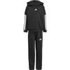 adidas Adidas Little Kids 3 Stripes Essentials Fleece Tuta da allenamento Bambini e ragazzi (Pacco da 1)