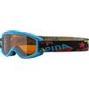 ALPINA Unisex - Bambini e Ragazzi Occhiali da Sci, Plastica, Cyan, Taglia Unica, Blue