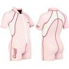 CRESSI Shorty Kid - Muta Shorty per Bambini in Neoprene Ultra Stretch 1.5/2mm, Maniche Corte, XXL (7/8 Anni), Rosa/Bianco