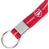 The Gift Scholars Portachiavi in silicone Arsenal F.C., prodotto ufficiale (rosso e bianco), accessorio per pistoleri e tifosi