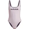 adidas Donna Sportswear U-Back Swimsuit, Preloved Fig/Aurora Black, 30