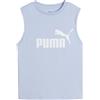 PUMA Tank Top Aderente con Logo Ess N. 1 da Donna