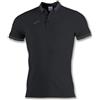 Joma 100748.100.3XS Maglietta Polo - Bali II a Manica Corta da Ragazzo, Nero, 3XS
