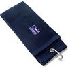 PGA TOUR Golf Towel - 100% Cotton, Large 16.5 (41.9cm) x 19 (48.3cm), Trifold Design, Machine Washable, Ideal for Cleaning Clubs And Balls, Golf Bag Essential, Cart & Stand Bag Towel