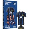 Inter - Maglia Home Jersey 2023-2024 Miniatura Alluminio da Assemblare - Calcio, Milano, Idea Regalo, Oggetto da Collezione, Prodotto Ufficiale
