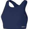 Speedo Solid Highneck Top with Mesh | Swim Fitness | Stylish Design Top Collo Alto con Rete Tinta Unita Donna (Pacco da 1)