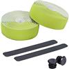 BBB Cycling Nastro Manubrio da Bicicletta Antiscivolo Include Tappi di Chiusura per Manubri Handlebar Tape FlexRibbon BHT-14 200x3 cm Giallo Neon