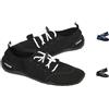 Cressi Elba Pool Shoes, Scarpette Ideali per Mare, Spiaggia, Barca, e Sport Acquatici Vari Unisex Adulto, Nero, 35