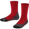 FALKE TK2 K So lana filo funzionale spessi antivesciche 1 paio, Calzini da escursionismo Unisex Bambini, Rosso Fire 8150, 31-34