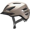 ABUS Casco da città Pedelec 2.0 - Casco da bicicletta con luce posteriore e cappuccio antipioggia - Per il traffico urbano - Per donne e uomini