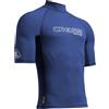CRESSI dal 1946 - Sentinel Man - Rash Guard a Maniche Corte Protezione Solare UPF 50+ Quick Dry Nuoto Surf Immersioni Pesca Spiaggia Piscina e Sport Acquatici - Blu/Bianco - Uomo XL/5