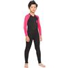 Cressi Little Shark Jr Monopiece Wetsuit 2 mm, Muta Monopezzo Ottima per Snorkeling e Immersioni in Acque Temperate Gioventù Unisex, Nero/Rosa, 13/14 Anni