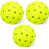 Amazon Basics - Palline da Pickleball per Uso all'Aperto, Approvate USAPA, Giallo, Confezione da 3
