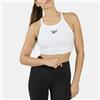 Reebok Leopard Cropped Tank T-Shirt Donna