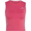 adidas Donna Adi365 Running Climacool Iconic Crop Tank Shirt, Power Pink, M