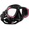Scubapro Maschera Zoom Nero/Rosa Kit di regolatore per immersioni in acqua fredda Unisex-Adulto, Black/Pink, One Size