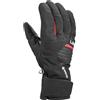 LEKI Vision GTX - Guanti da 8,5, colore: Nero/Rosso