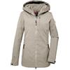 G.I.G.A. DX Donna Giacca funzionale con cappuccio/giacca da esterno impermeabile GS 3 WMN JCKT, light sand, 34, 41177-000
