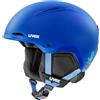 uvex minimo style - casco da sci estremamente leggero e sicuro con regolazione individuale della taglia e design accattivanti per bambini - blu power - dinosauro - 48-52 cm