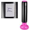 relaxdays Punching Bag, Sacco da Boxe Gonfiabile, Punchingball da Terra per Bambini o Feste, 163cm, nero-rosa Gioventù unisex, 163 x 48 x 48 cm