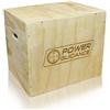 POWER GUIDANCE Plyo Jump Box - POWER GUIDANCE - 3 in 1 Pliometrica Saltare scatola Ideale per allenamento a croce 75/60/50CM
