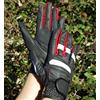 Rhinegold PRO Riding Gloves-Extra Large-Black/Red, Guanti Unisex-Adulto, Nero/Rosso