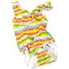 fashy - da Bambino Bambina con Pannolino, Bambina, Baby-Badebekleidung Einteiler mit Windelhöschen, Bunt, L