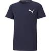 Puma Active Small Logo Tee B Canottiera Unisex - Bambini e Ragazzi