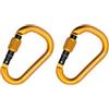Kong. HMS Napik Screw Sleeve. Moschettone In Alluminio con Ghiera a Vite. Design a Base Larga. Sistema Keylock Antimpiglio. Per Arrampicata e lavoro. Made in Italy. EN 362/B, EN 12275/H. 80g. Lucido.
